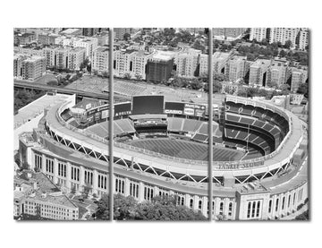 York Yankee Stadium Pictures Black and White Wall Prints on Canvas Baseball Field Painting Modern Artwork Wall