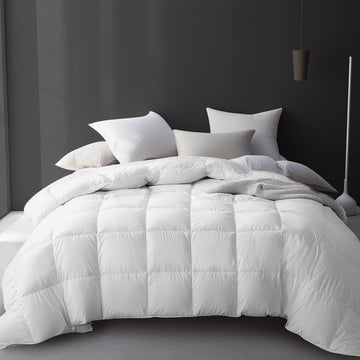 Goose Feather Down Fiber Comforter Oversized Duvet Insert