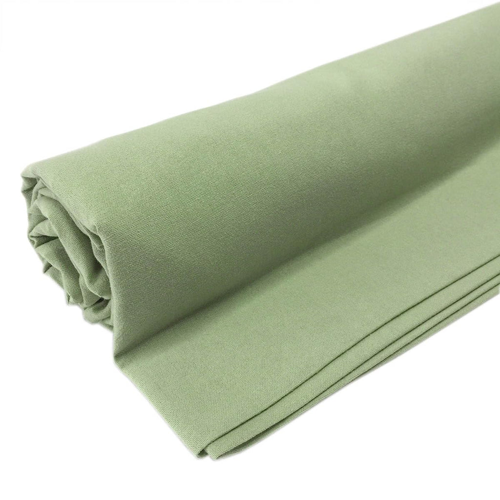 2 Yard Solid Color Fabric, 57 inch Wide, 100% Cotton Fabric by the Yard for Quilting Sewing Crafting (Wasabi Green)
