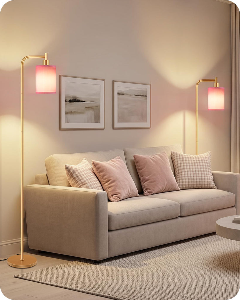 Dimmable Floor Lamp with Remote & 10W Bulb