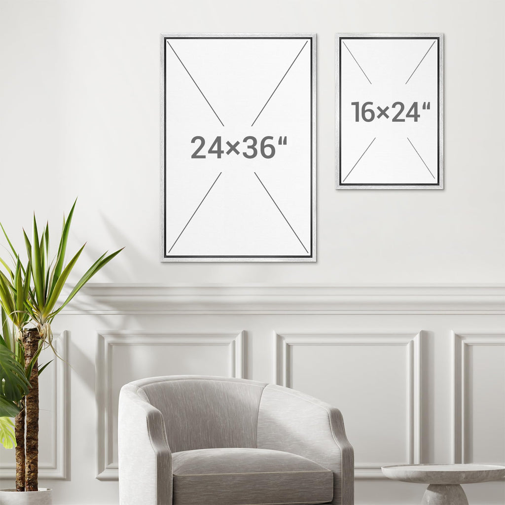 Framed Canvas Print Wall Art Set Monochrome Whirls Abstract Expressionist Illustrations Modern Art Decorative