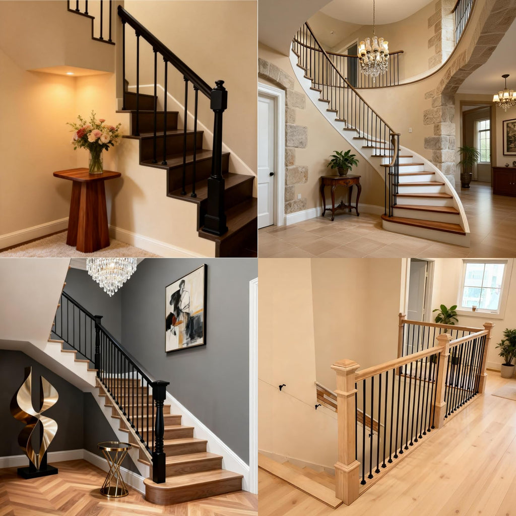 20 Pack Balusters for Staircase Interior 44" x1/2" Stair Spindles