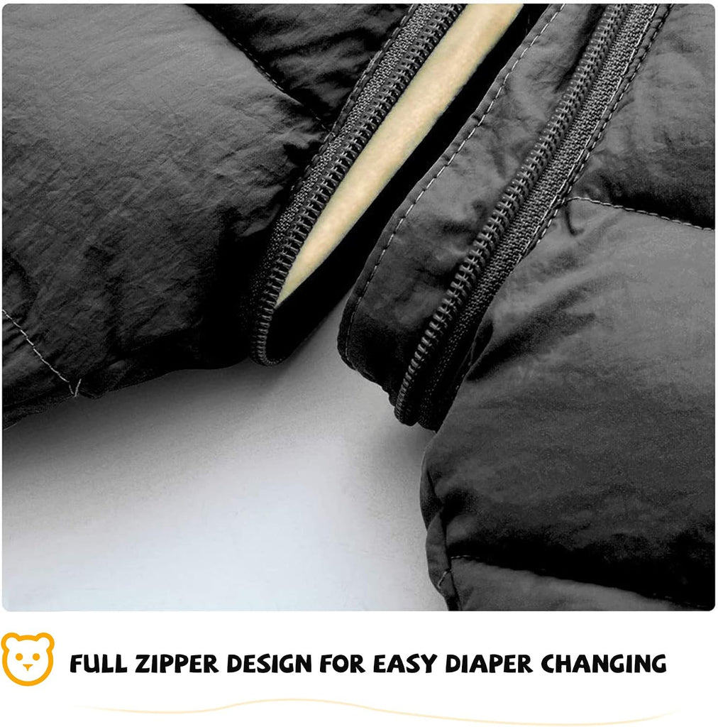 Baby Clothes Cute Infant Toddler Snowsuit Warm Boy Girl Winter Coats Hooded Zip Jumpsuit
