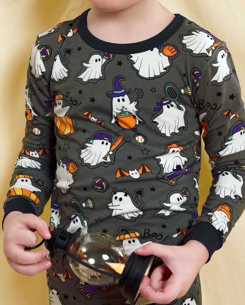 Bamboo Viscose Toddler Kids Pajamas Set, Long Sleeve Boys