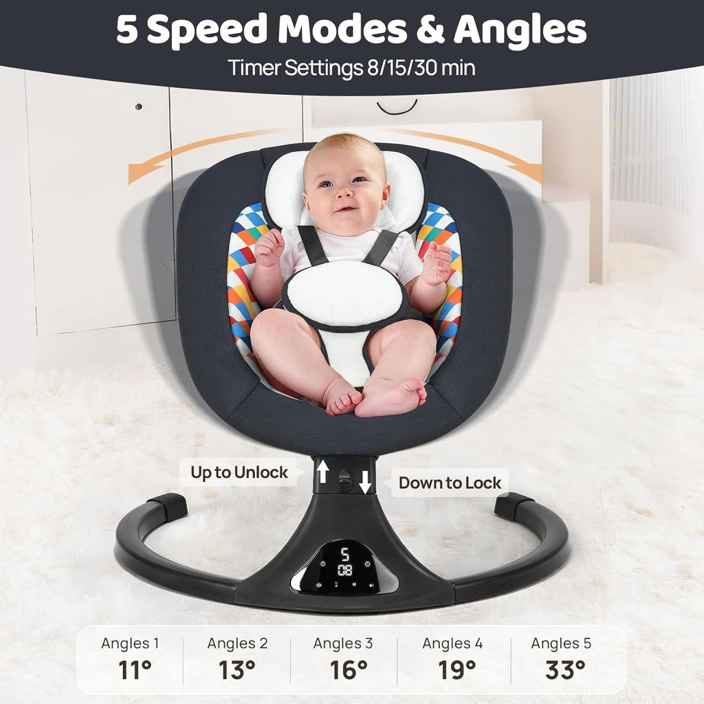 Swing for Infants, Modern Infant Swings with Bluetooth