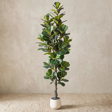 6FT Dense Fiddle Leaf Fig Tree, Tall Artificial Plant Indoor