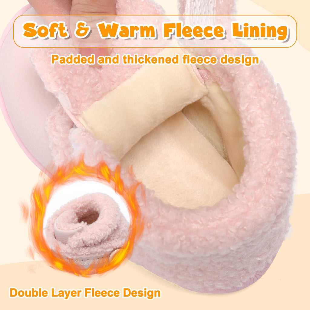 Infant Winter Booties Soft Sole Anti-Slip Baby Boots Crib Shoes