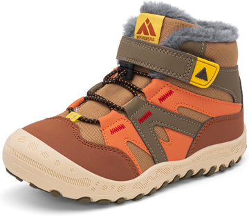 Kids Hiking Boots Boys Girls Winter Snow Boots for Cold Weather