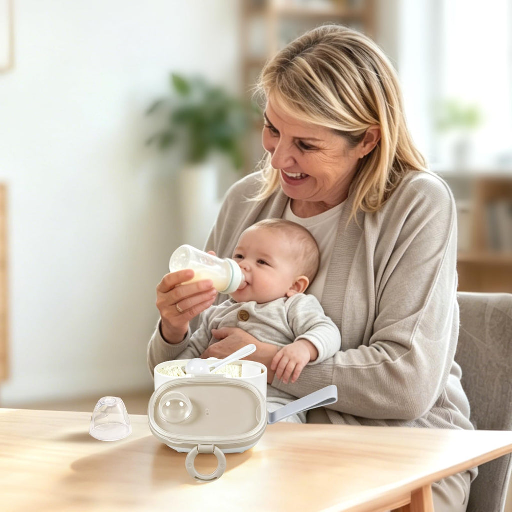 Baby Formula Dispenser for Travel: Portable Container with Scoop
