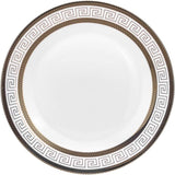 57-pc Banquet Dinnerware Set, Luxury Tableware Dining Service for 8 (Greek Key Dark)