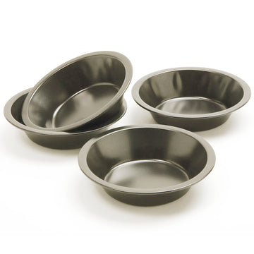 3911 Nonstick Mini Pie Pans, Set of 4, Silver