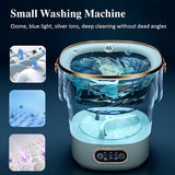 Portable Washing Machine,Mini Washer -20L Upgraded With Spin Basket,Small Clothes Folding Washing Machine Of Underwear