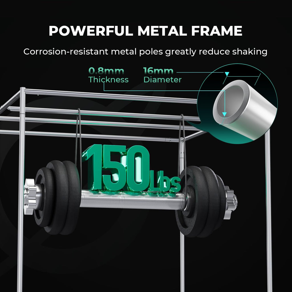 4x2x6 Grow Tent Pro, 48"x24"x71" Indoor Plant Growing 2026 New
