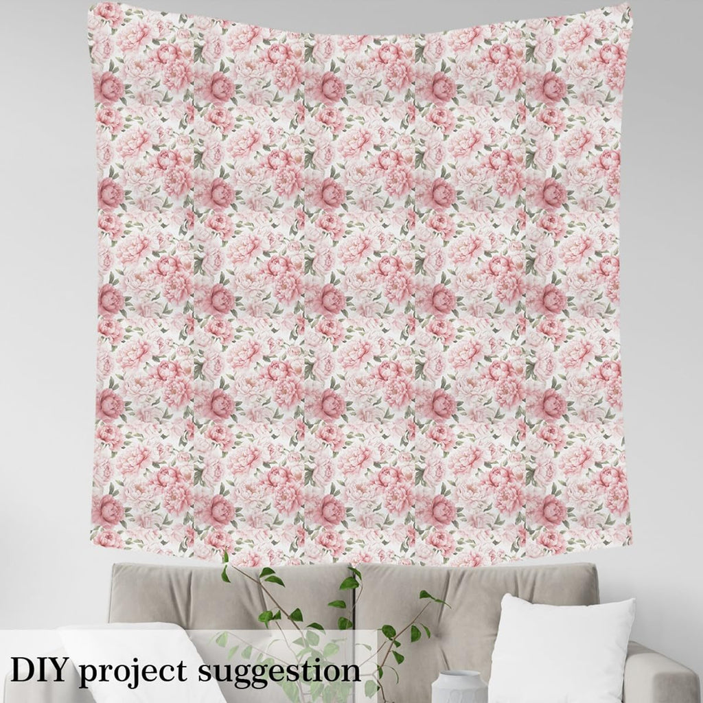 Damask Floral Fabric by The Yard 3 Yards