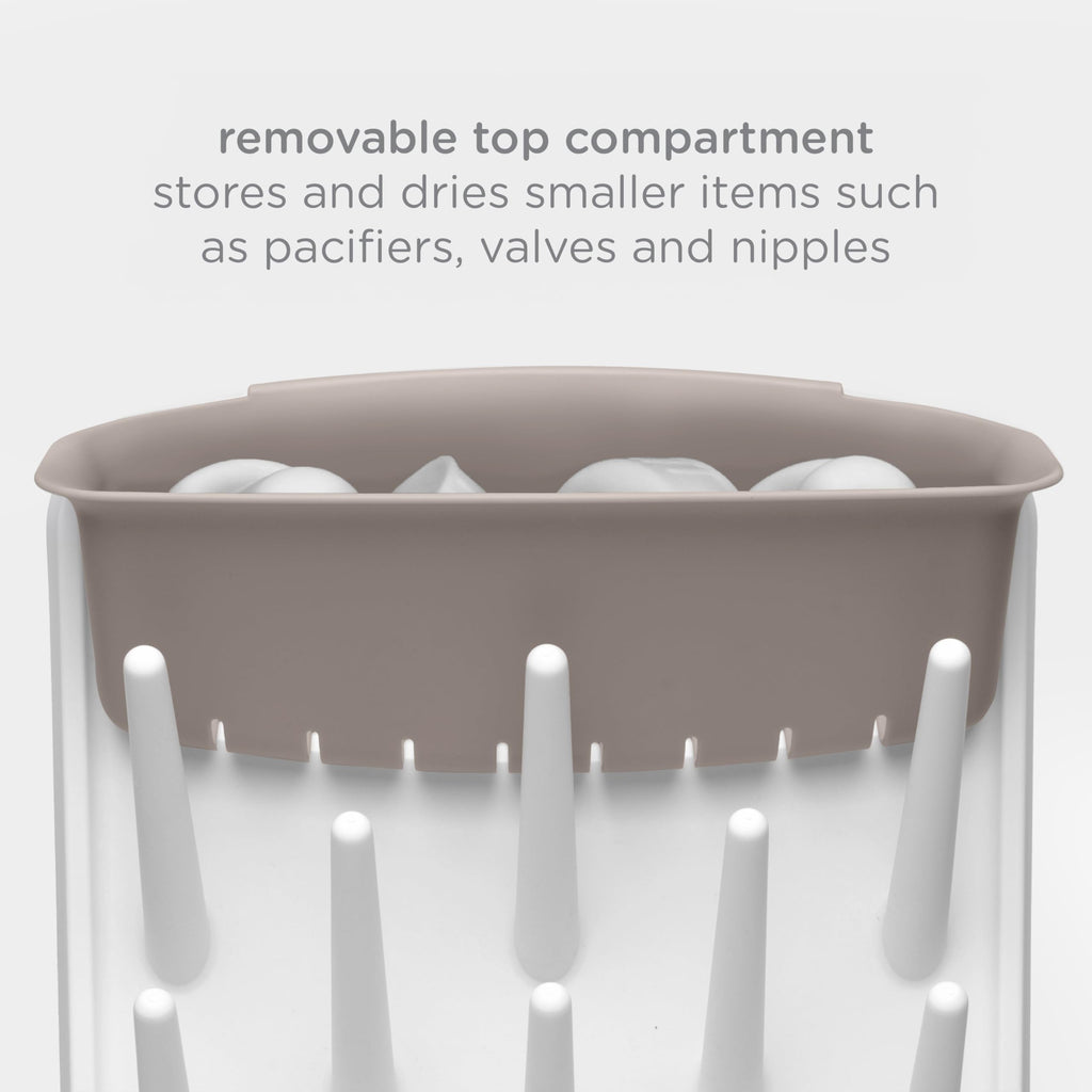 Vertical Baby Bottle Drying Rack, Space Saving Countertop Bottle Dryer