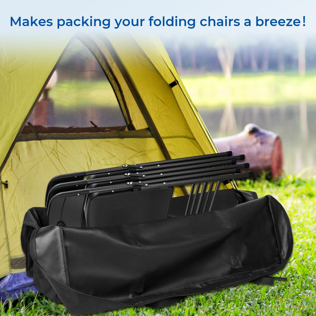 Large Waterproof Heavy Duty Folding Chair Storage Carry Bag 41x12x20 inch