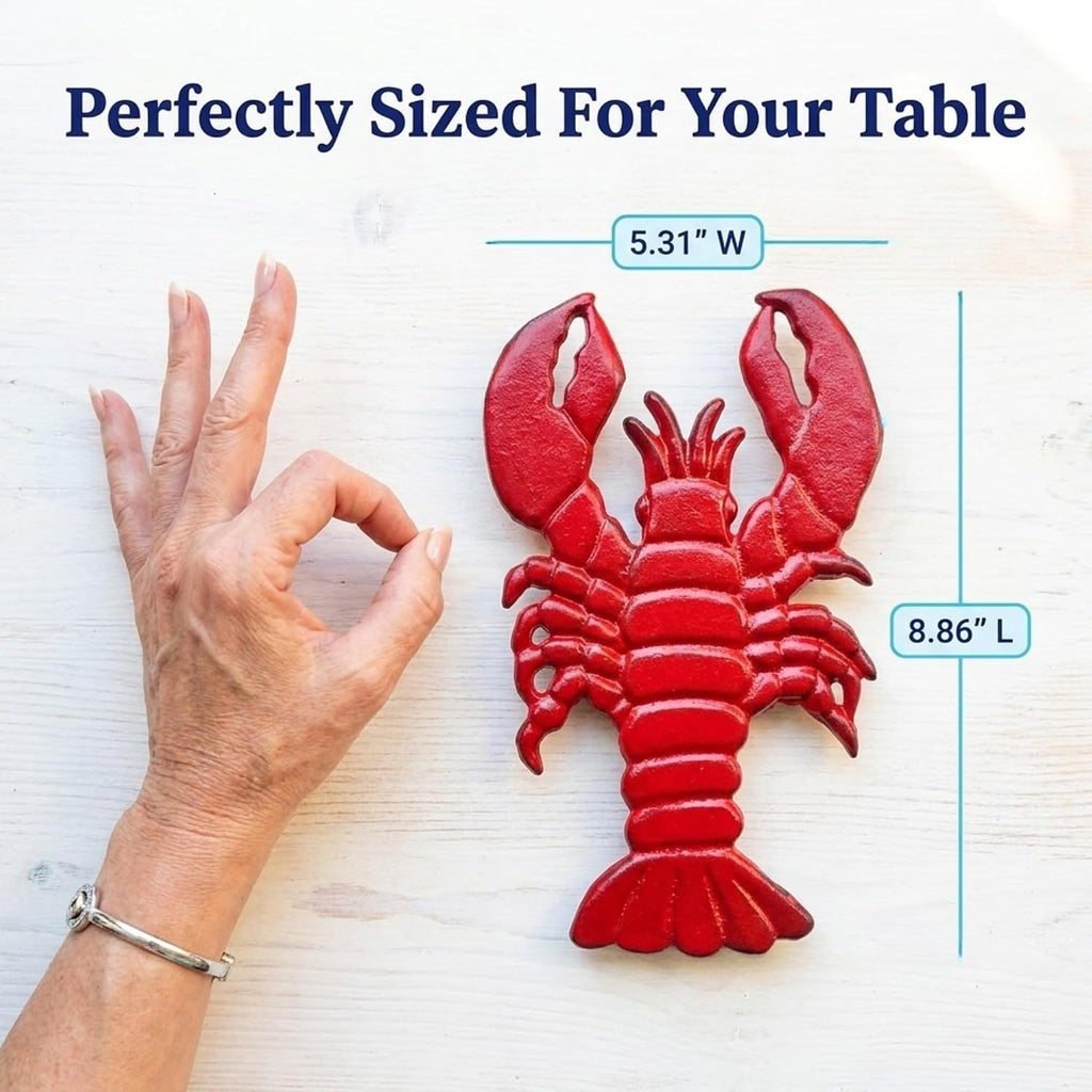 Cast Iron Lobster Trivet Table Decoration