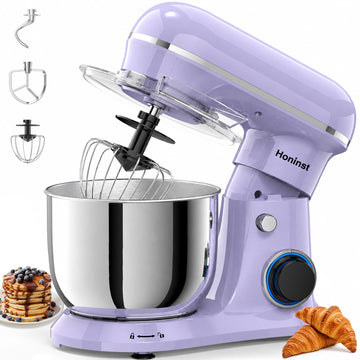 4QT Electric Stand Mixer, 10-Speed Tilt-Head Compact Kitchen Mixer