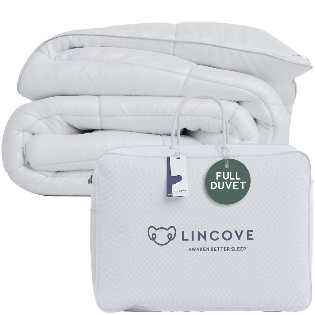 Canadian Down Comforter - Extremely Soft and Lightweight Duvet Insert - Corner Loops in Each Corner, 600 Thread Count