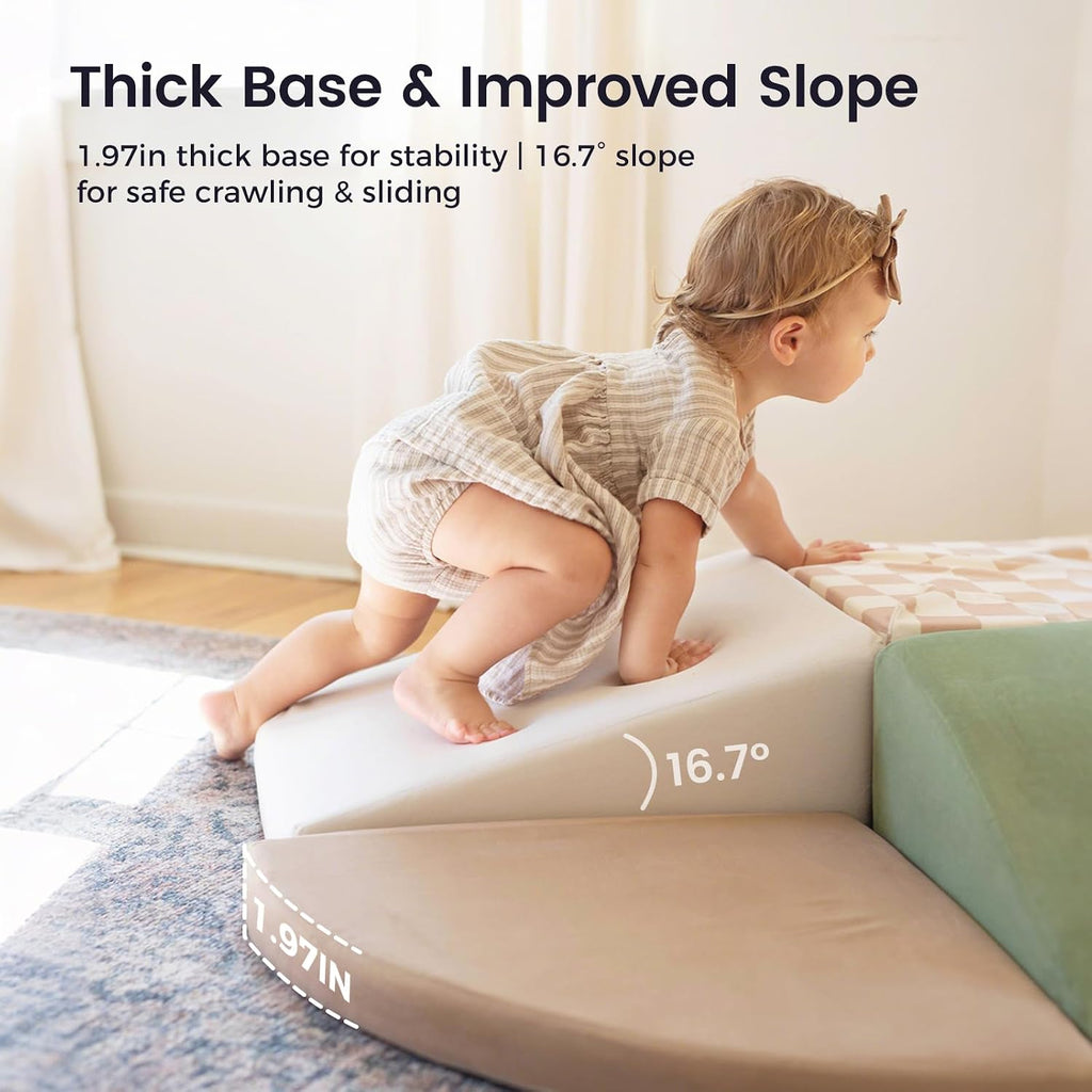 Land Soft Foam Climbing Blocks for Toddlers, Piece Foam Blocks