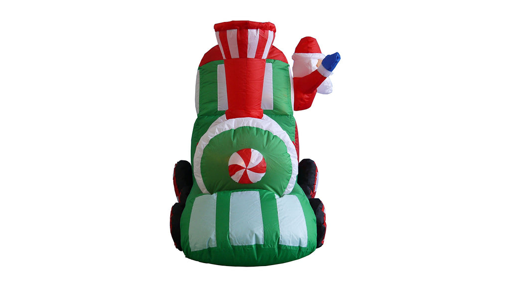 7 Foot Long Lighted Christmas Inflatable Santa Claus Reindeer Penguin