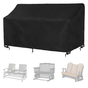 2-Person Outdoor Glider Bench Cover Waterproof, Double Patio Gliders Rocking Chair Covers with