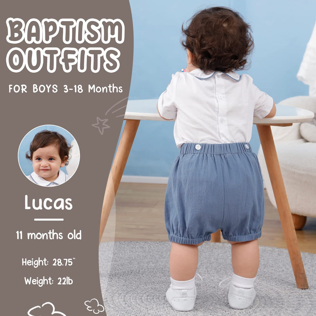 Boys Clothes Baby Boy Baptism Outfit Smocked Boys Outfits