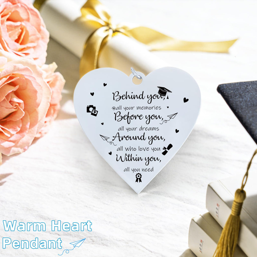 2026 Graduation Gifts, Class of 2026 Graduation Picture Frame, 4x6 Rotating Floating Photo Frame for University