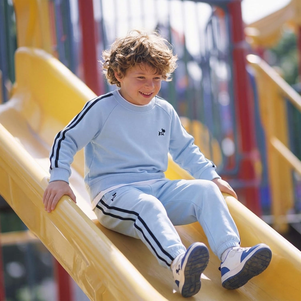 Kids Sweatshirt Sweatpants Set 2 Piece Fall Outfits Lounge Tracksuit