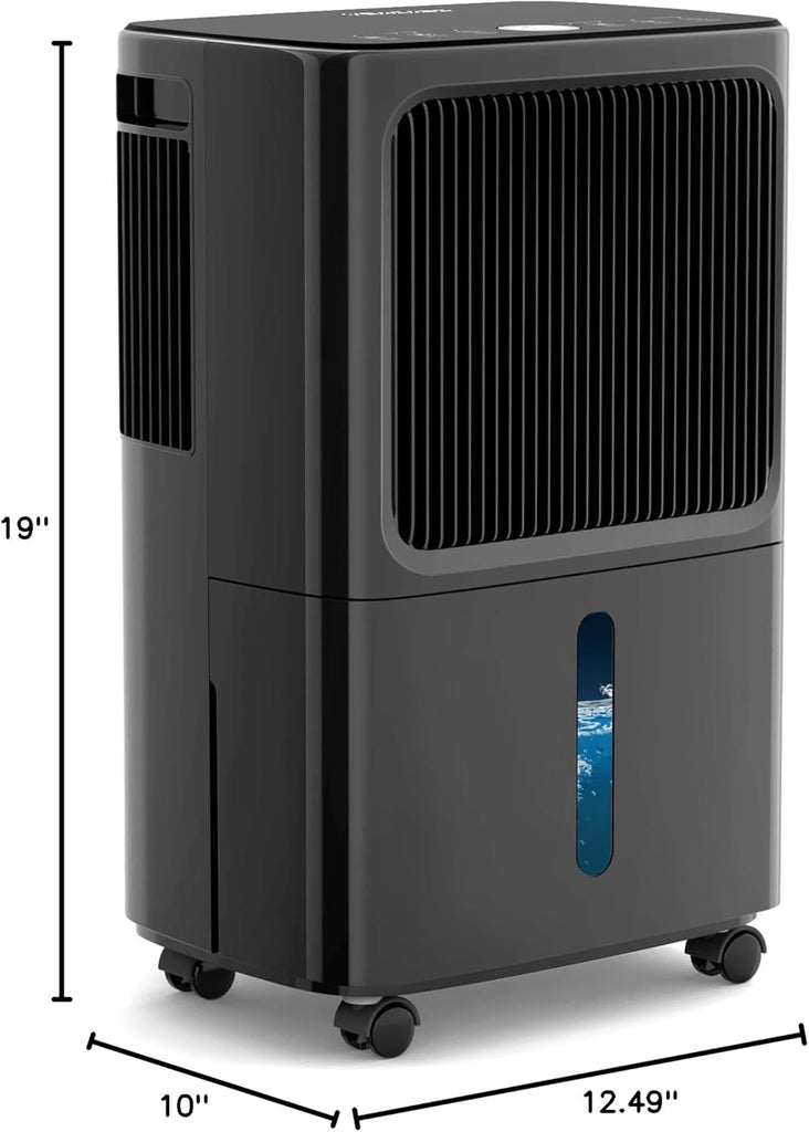 2500 Sq.Ft Dehumidifiers for Home with Drain Hose Max 34 Pints, Dehumidifier for Basement, Bathroom, Bedroom