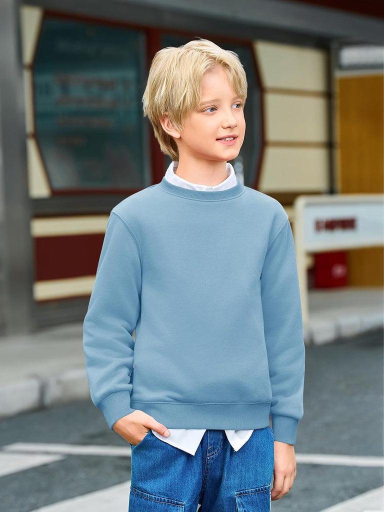 Boys Crewneck Pullover Sweatshirts Kids Youth Long Sleeve Shirt