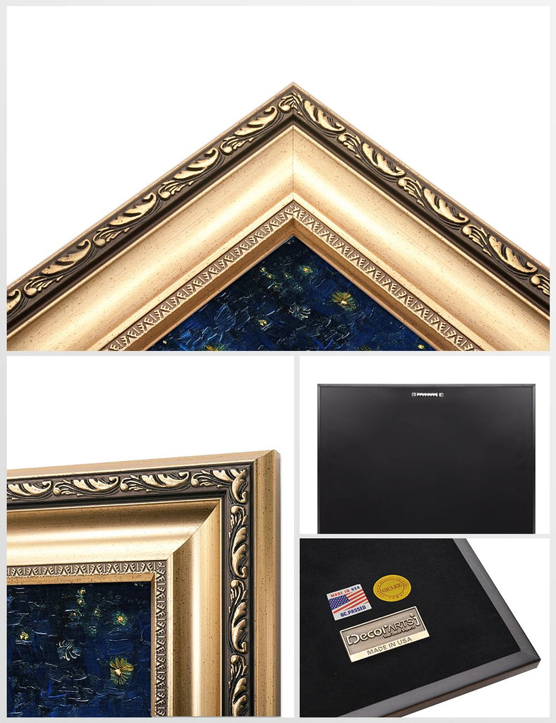 Vincent Van Gogh Wall Art, Starry Night Over the Rhone, 26x22''