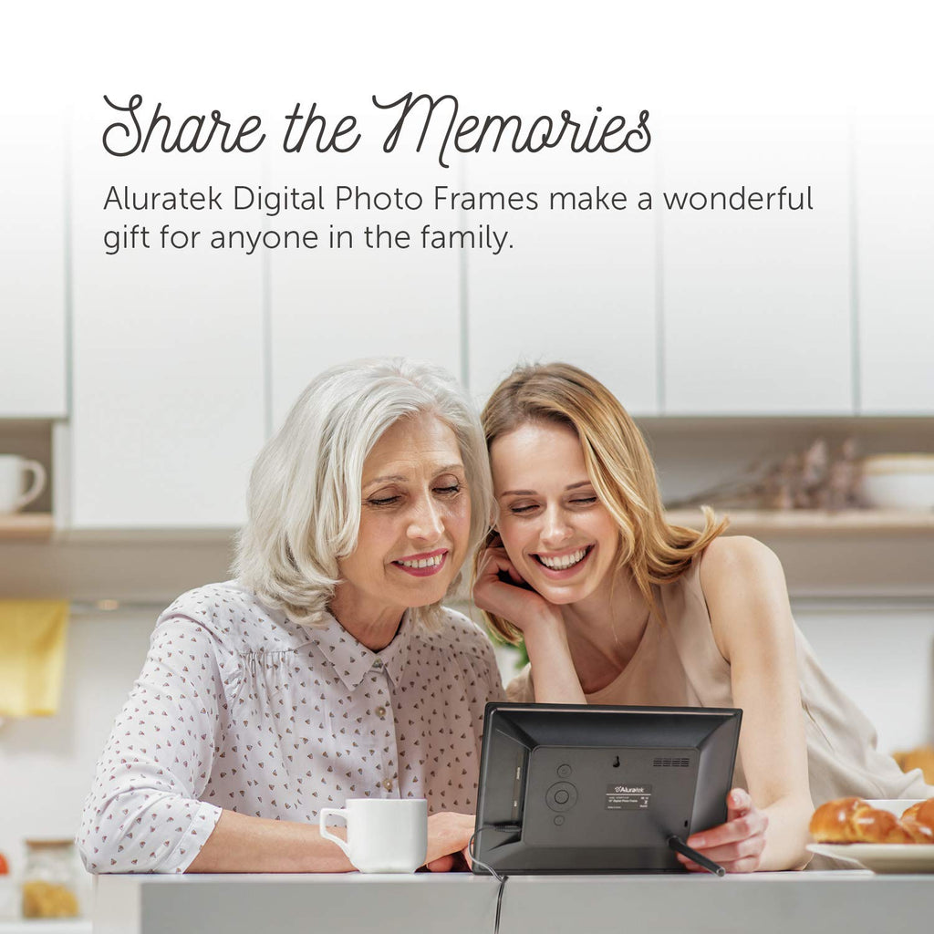 10" LCD Digital Photo Frame w/4GB Built-In Mem & USB SD/SDHC Support (ADMPF310F) Black