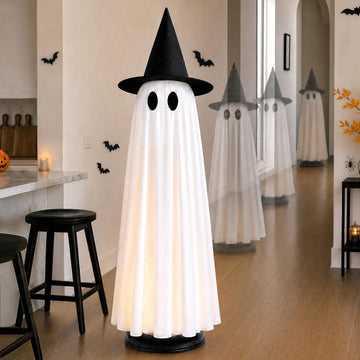 Halloween Decoration Indoor 46.5" Lighted Animated Floating Ghost