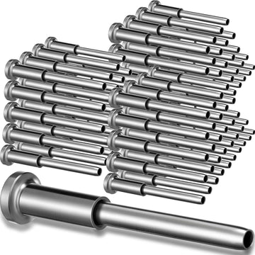 100 Pack 1/8" Stainless Steel Cable Railing Hardware Kit T316, Silver
