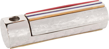 Folding Travel Hanukkah Chanukah Hammered Metal Multicolor (HTM-1)