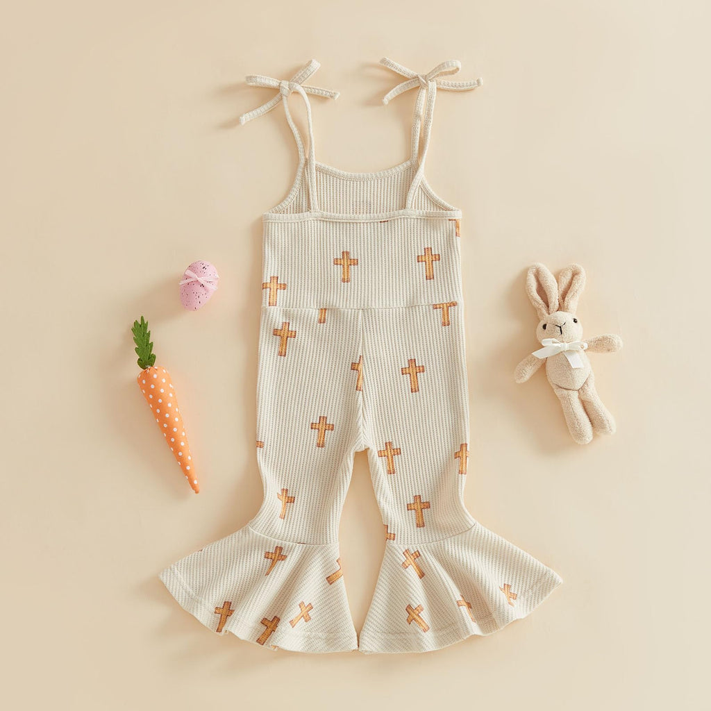Baby Girls First Birthday Outfit Jumpsuit Spaghetti Straps Embroidered Golf Birthday Hole in One Romper