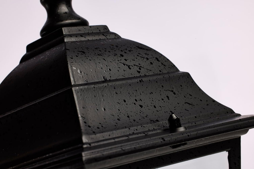Outdoor Post Lantern, 14 x 6 Inches, 60 Watts/120 Volts (Black)