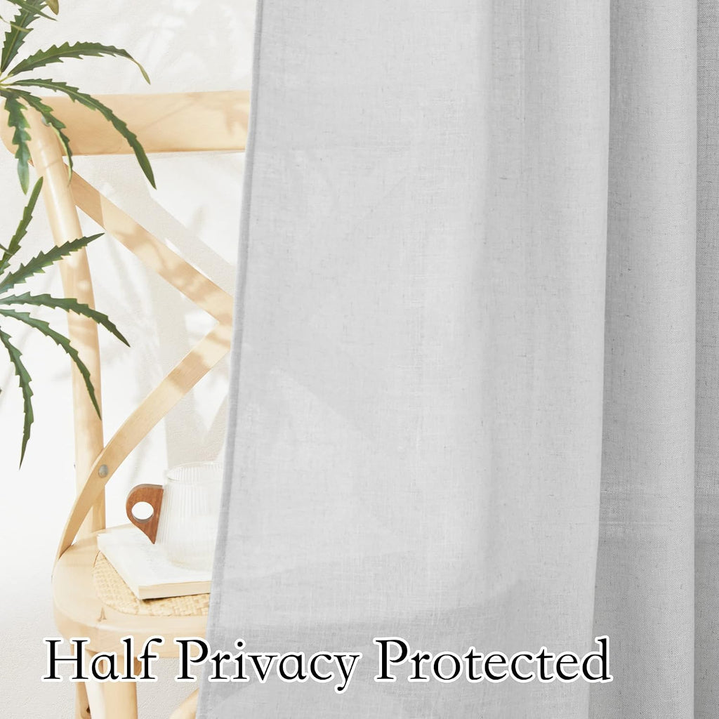 Short Kitchen Valances and Curtain (Set of 2 Panels) Set for Small Windows