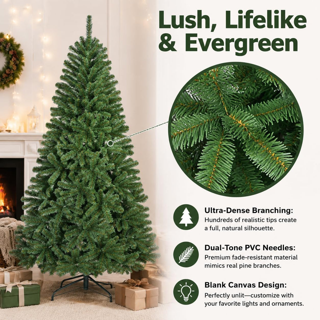 PE&PVC Mixed Auto Christmas Tree, Xmas Tree