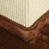 Sturdy Cat Scratching Post for Indoor Cats & Kittens, Classic Single Post with Sisal Rope, Jute Fiber, Wood Base