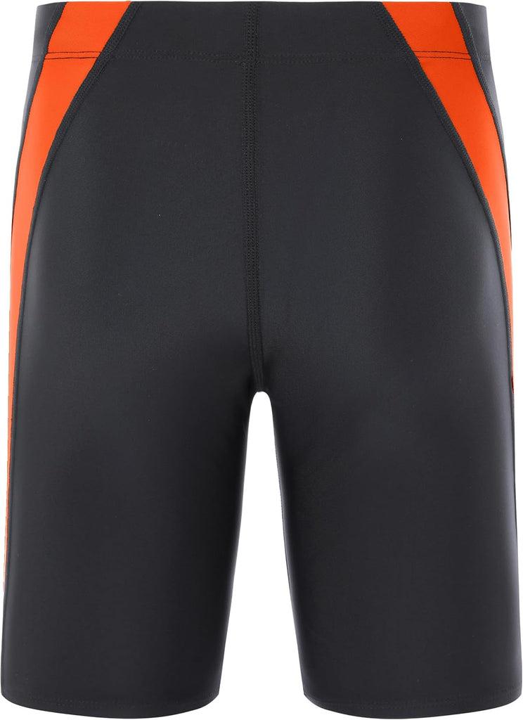 Boys Swim Jammers, Quick Dry Youth Competitive Swimsuit, UPF 50+ Bathing Kids Athletic Compression Swimming Shorts