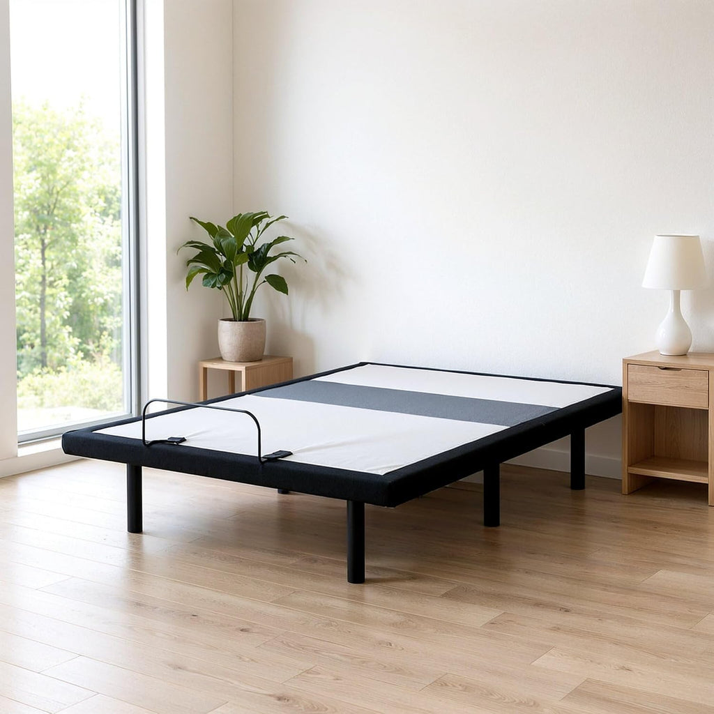 Adjustable Bed Frame Queen, Remote & Lumbar