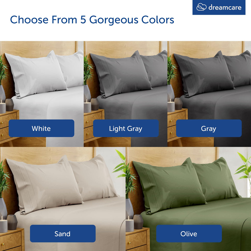 100% Rayon Bamboo Sheets Queen Size - 4pc Cooling Sheets Queen