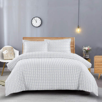 Heavy Soft 100% Cotton Flannel Duvet Covers, 3 Pieces Duvet Cover Set, Button Closer, Thick, Heavy and Ultra Soft