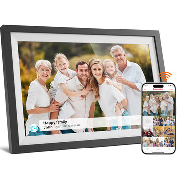 Digital Photo Frame, 10.1 Inch Frameo Digital Picture Frame with Auto-Rotate