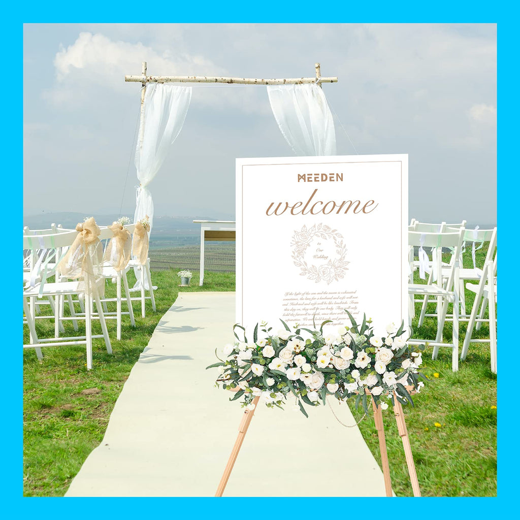 Wood Easel Stand for Display: Wooden Welcome Tripod Stand for Sign