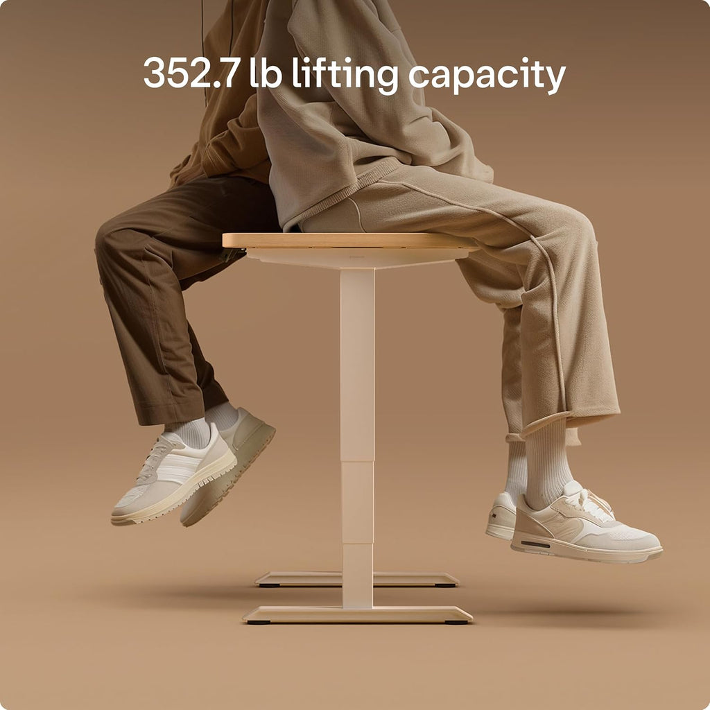 Height Adjustable Standing Desk Frame - Ergonomic Sit Stand Desk Frame, Electric Dual Motors 353 lbs, USB & USB-C