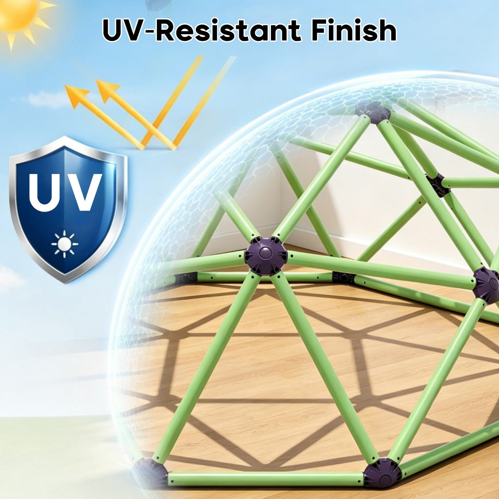 Climbing Dome Sturdy & Portable, Jungle Gym Enhances Agility Coordination Motor Skills, Monkey Bars for Backyard