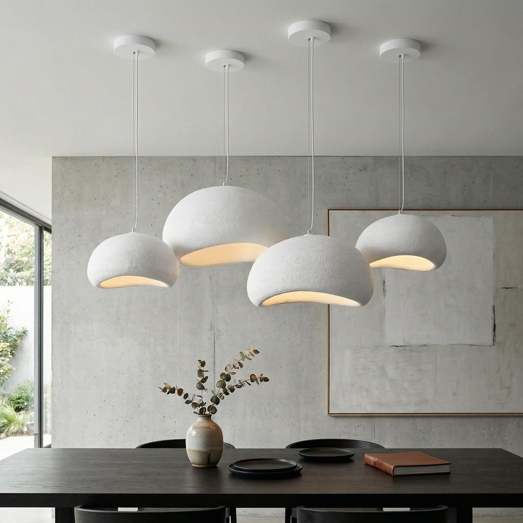 30cm Mini Size Wabi Sabi Pendant Light Kitchen Entryway Modern Hanging Lamp E26 Base Japanese Style Bird Nest Shape